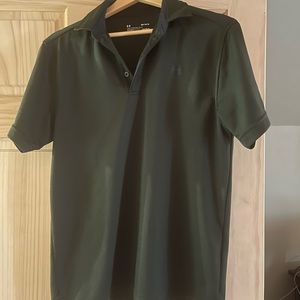 Dark Green Under Armour Polo